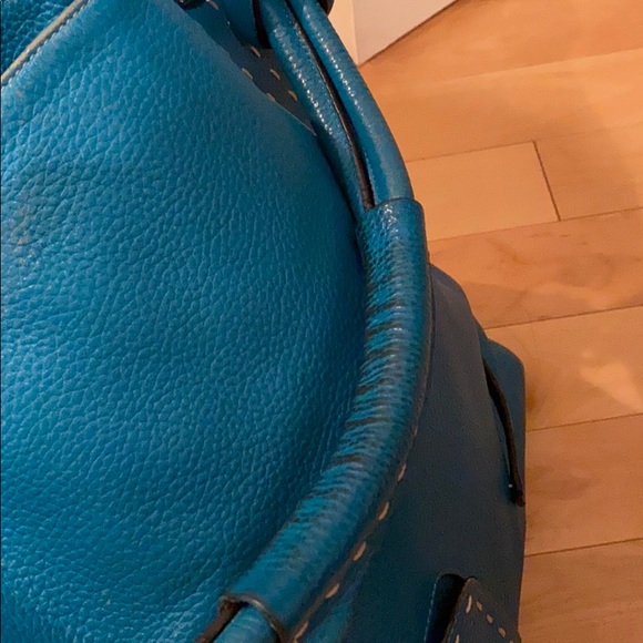Bcbgmaxazria turquoise signature hobo bag - Picture 7 of 14